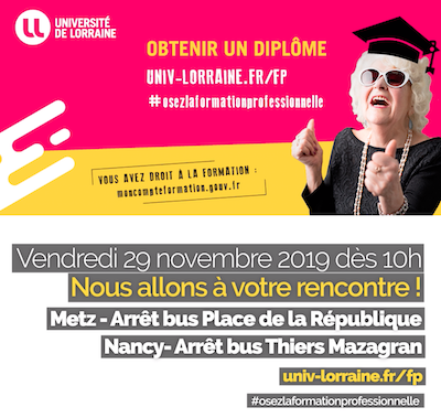 Opération street marketing Nancy et Metz