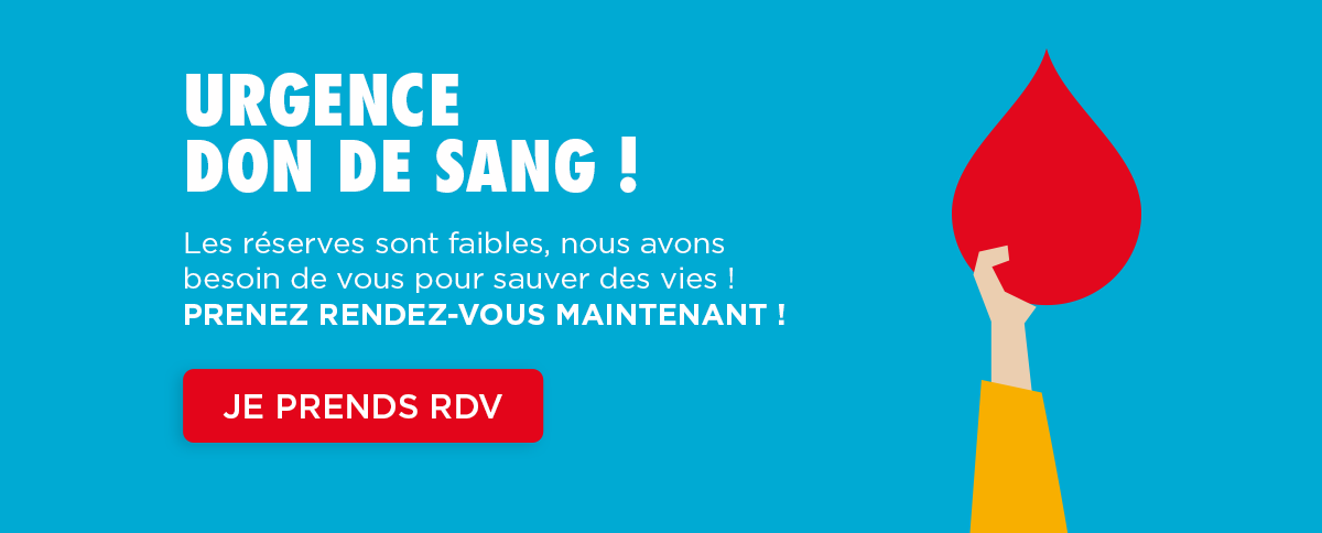 Partagez votre pouvoir de sauver des vies, donnez votre sang ! Donnez votre sang, c'est urgent.