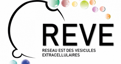 Logo du Réseau Est des Vésicules Extracellulaires (REVE)