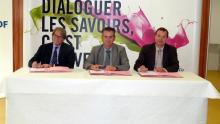 Signature de la convention entre EDF et l'Université de Lorraine.