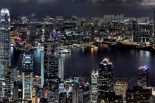 Paysage urbain en Chine.