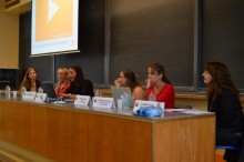 5 anciennes étudiantes de Lettres Etrangères Appliquées sont venues apporter leur témoignage