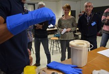 Démonstration lors de la journée de formation à l'EEIGM