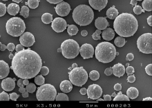 Vue microscopique de silice Vue microscopique de silice