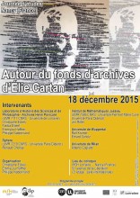 Affiche du colloque réalisée à partir d'une image d'Océane Blanchemain