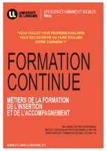 Présentation du dispositif de formation : Diplôme d'Université Responsable de Formation " Expert en gestion des parcours et des compétences"