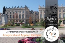 Pyro 2016 - 21e international symposium on analytical and applied pyrolysis - Nancy - France - 9-12 may 2016.