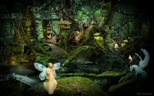 Paysage typique d’œuvre du genre fantasy. RL Fantasy/Flickr, CC BY