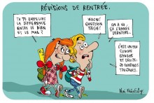L'enseignement moral et civique, vu par le dessinateur Rémi Malingrey.