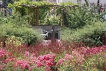 L’une des sculptures du jardin thérapeutique du CHRU de Nancy. CHRU Nancy.