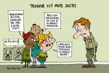 Pas facile de trouver les mots justes. Rémi Malingrey