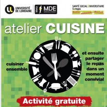 affiche atelier cuisine