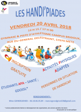 Affiche journée Handi'Piades
