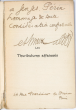 Envoi autographe d'Eshmer-Valdor (pseud. d'Alexandre Mercereau) à Georges Périn Envoi autographe d'Eshmer-Valdor (pseud. d'Alexandre Mercereau) à Georges Périn