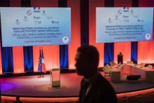 Lors d'un meeting sur la prévention de la radicalisation, en octobre 2016. Lionel Bonaventure/AFP