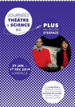 affiche théâtre et science