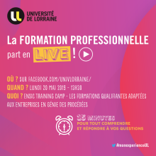 La formation professionnelle part en live ! #6 - ENSIC Training Camp - Les formations qualifiantes adaptées aux entreprises en génie des procédés
