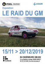 Affiche de l'exposition : Le raid du GM
