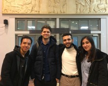 Les étudiants du Master 1 " Economie Appliquée" de la faculté de droit de Metz -  Bourse du travail