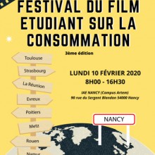 3ème édition du Festival du Film Étudiant sur la Consommation 3ème édition du Festival du Film Étudiant sur la Consommation