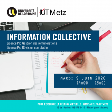 Information collective Licence Pro IUT de Metz