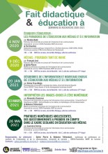 conférence, fait didactique, éducation à, Inspé de Lorraine, CREM, éducation aux médias, esprit critique