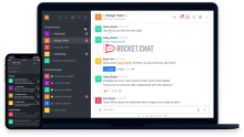 Interface de Rocketchat