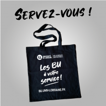 Servez-vous d'un sac noir "Les BU à votre service !" 2020