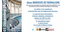 6e édition de l'Université du Thermalisme