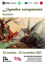Affiche de l'exposition : "Légendes européennes"