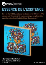 [e-XPO] Essence de l'existence à la e-BU Campus Manufacture