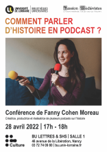 [Conférence] Comment parler d'histoire en podcast ? à la BU Lettres & SHS