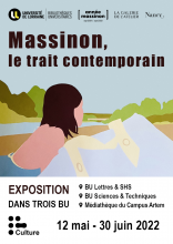 [Expo] "Massinon, le trait contemporain" dans trois BU de Lorraine