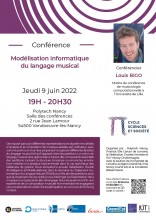 Affiche Sciences et Société Louis Bigo