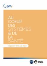 Première de couverture du rapport d'activités du CRAN 2021 Première de couverture du rapport d'activités du CRAN 2021