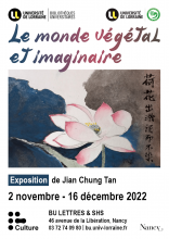 [Expo] "Le monde végétal et imaginaire" à la BU Lettres & SHS