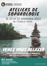 [Atelier] Sophrologie à la BU Santé 