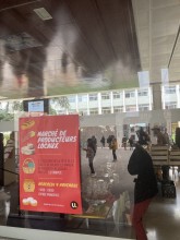 Marché gourmand sur le Campus Lettres et Sciences Humaines