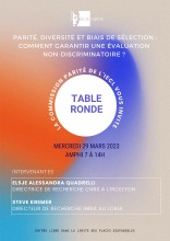 Table ronde sur les biais de genre