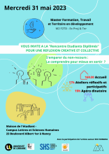 Affiche "Rencontre Etudiants Diplomés"