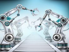 Illustration d'une chaine de production robotisée