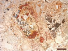 Minéraux de stérile de sols miniers de Chine en lame mince - F Watteau Minéraux de stérile de sols miniers de Chine en lame mince