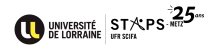 STAPS Metz UFR SciFA - 25 ans
