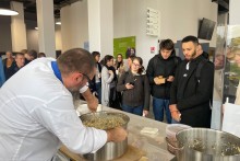 Chef Julien Picard en action