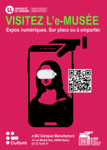 Visitez l'e-MUSÉE  Expos numériques. Sur place ou à emporter