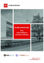 dipôme universitaire droit, action publique et innovation numérique