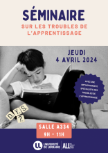 les troubles de l'apprentissage