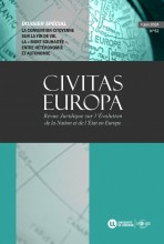 Revue Civitas Europa n°52 - Dossier La convention citoyenne sur la fin de vie. La « mort souhaitée », entre hétéronomie et autonomie Revue Civitas Europa n°52 - Dossier La convention citoyenne sur la fin de vie. La « mort souhaitée », entre hétéronomie et autonomie