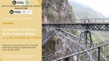 Affice de l'exposition:  A la découverte de Yunnan - Sur la trace du chemin de fer franco-chinois