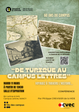 Retour sur la conférence "De Turique au Campus Lettres" Conférence "De Turique au Campus Lettres"